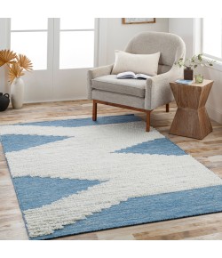 Surya Apache APA2310 Cream Bright Blue Area Rug 5 ft. X 7 ft. 6 in. Rectangle
