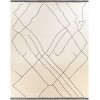 Livabliss Arsenal ARL2304 Cream Black Area Rug 8 ft. X 10 ft. Rectangle