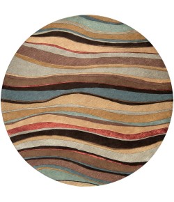 Surya Artist Studio ART229 Camel Rust Area Rug 8 ft. Round
