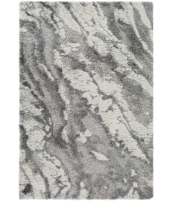 Livabliss Alta Shag ASG2301 Medium Gray Light Gray Area Rug 6 ft. 7 in. X 9 ft. Rectangle