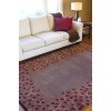 Surya Athena ATH5003 Burgundy Dark Brown Area Rug 9 ft. 9 in. Square
