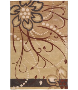 Surya Athena ATH5006 Camel Khaki Area Rug 2 ft. X 4 ft. Hearth