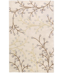 Livabliss Athena ATH5008 Taupe Dark Brown Area Rug 2 ft. X 4 ft. Hearth