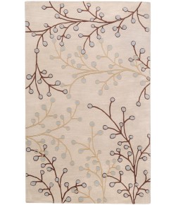 Livabliss Athena ATH5008 Taupe Dark Brown Area Rug 6 ft. X 9 ft. Rectangle