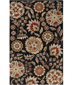 Livabliss Athena ATH5017 Black Garnet Area Rug 7 ft. 6 in. X 9 ft. 6 in. Rectangle