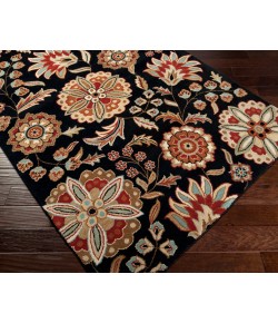 Livabliss Athena ATH5017 Black Garnet Area Rug 4 ft. Round