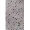 Livabliss Athena ATH5055 Medium Gray Dark Brown Area Rug 2 ft. X 4 ft. Hearth