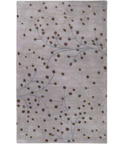 Livabliss Athena ATH5055 Medium Gray Dark Brown Area Rug 2 ft. X 4 ft. Hearth