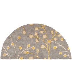 Livabliss Athena ATH5060 Taupe Mustard Area Rug 2 ft. X 4 ft. Hearth