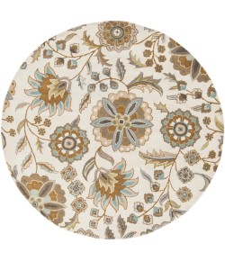 Livabliss Athena ATH5063 Denim Aqua Area Rug 6 ft. Round