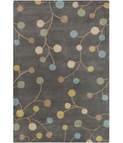 Surya Athena ATH5110 Taupe Aqua Area Rug 9 ft. 9 in. Round