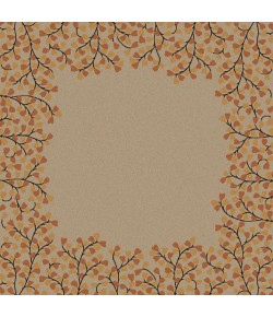 Surya Athena ATH5118 Wheat Burnt Orange Area Rug 9 ft. X 12 ft. Rectangle