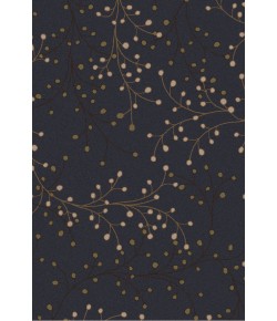 Livabliss Athena ATH5125 Navy Dark Brown Area Rug 9 ft. X 12 ft. Rectangle