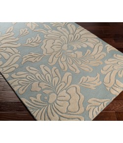 Surya Athena ATH5140 Ice Blue Khaki Area Rug 9 ft. X 12 ft. Rectangle