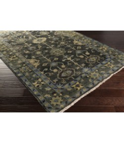 Surya Antique ATQ1008 Dark Green Charcoal Area Rug 3 ft. 6 in. X 5 ft. 6 in. Rectangle