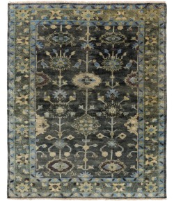 Surya Antique ATQ1008 Dark Green Charcoal Area Rug 3 ft. 6 in. X 5 ft. 6 in. Rectangle