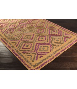 Surya Atlas ATS1014 Camel Bright Purple Area Rug 2 ft. X 3 ft. Rectangle