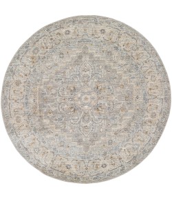 Livabliss Avant Garde AVT2301 Light Gray Medium Gray Area Rug 5 ft. 3 in. Round