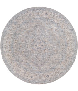Livabliss Avant Garde AVT2301 Light Gray Medium Gray Area Rug 6 ft. 7 in. Round