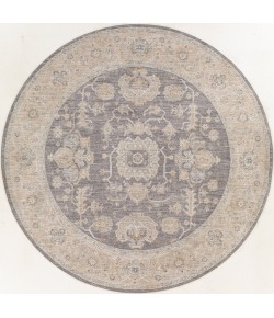 Livabliss Avant Garde AVT2303 Medium Gray Charcoal Area Rug 6 ft. 7 in. Round