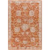Livabliss Avant Garde AVT2321 Burnt Orange Olive Area Rug 6 ft. 7 in. Round