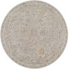 Livabliss Avant Garde AVT2343 Medium Gray Deep Teal Area Rug 6 ft. 7 in. Round Round