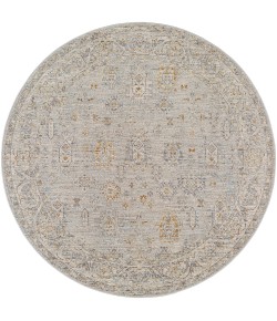 Livabliss Avant Garde AVT2343 Medium Gray Deep Teal Area Rug 7 ft. 10 in. Round Round