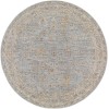 Livabliss Avant Garde AVT2344 Medium Gray Deep Teal Area Rug 6 ft. 7 in. Round Round