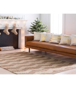 Surya Portico AWAR5016 Khaki Peach Area Rug 4 ft. X 6 ft. Rectangle