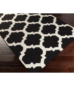 Surya York AWHD1028 Black Cream Area Rug 10 ft. X 14 ft. Rectangle