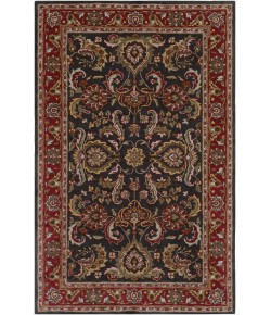 Livabliss Middleton AWHY2061 Bright Red Charcoal Area Rug 3 ft. X 5 ft. Rectangle