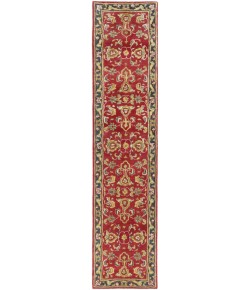 Livabliss Middleton AWHY2062 Bright Red Charcoal Area Rug 2 ft. 3 in. X 10 ft. Runner