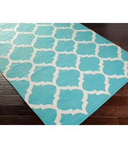 Surya Vogue AWLT3003 Aqua Ivory Area Rug 4 ft. X 6 ft. Rectangle