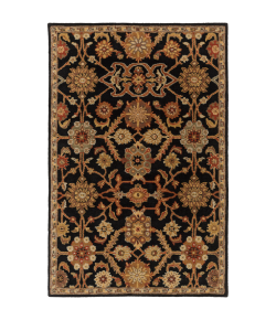 Surya Middleton AWMD2073 Black Rust Area Rug 5 ft. X 7 ft. 6 in. Rectangle