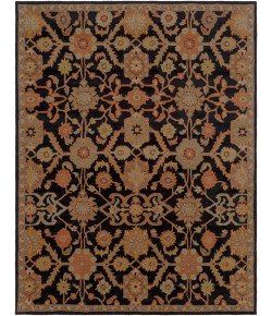 Livabliss Middleton AWMD2073 Black Rust Area Rug 7 ft. 6 in. X 9 ft. 6 in. Rectangle
