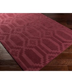 Surya Metro AWMP4011 Dark Red Area Rug 6 ft. Round