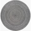 Surya Azalea Medium Gray AZA-2320 8 ft. X 8 ft. Round Rug