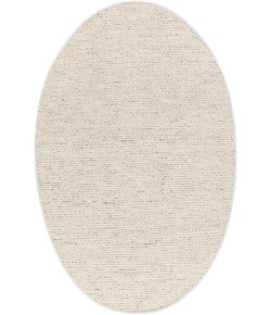 Surya Azalea AZA2326 Light Beige Black Area Rug 6 ft. X 9 ft. Oval Oval