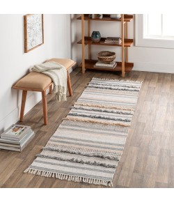 Surya Azalea AZA2329 Charcoal Light Gray Area Rug 2 ft. 6 in. X 8 ft. Runner