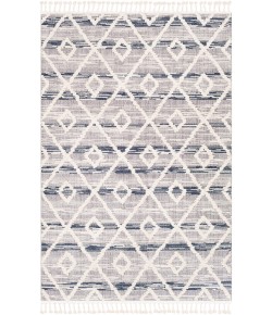 Livabliss Azilal AZI2301 Dark Blue Gray Area Rug 5 ft. 3 in. X 7 ft. 3 in. Rectangle