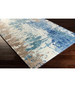 Surya Banshee BAN3342 Dark Blue Bright Blue Area Rug 6 ft. X 9 ft. Rectangle