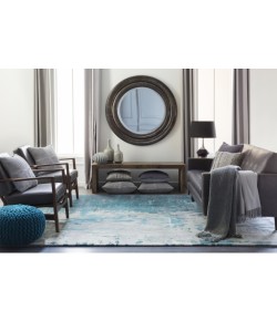 Surya Banshee BAN3343 Teal Sage Area Rug 10 ft. Square