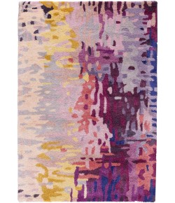 Surya Banshee BAN3344 Dark Purple Lime Area Rug 2 ft. X 3 ft. Rectangle