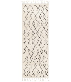 Livabliss Berber Shag BBE2301 Charcoal Beige Area Rug 7 ft. 10 in. Square