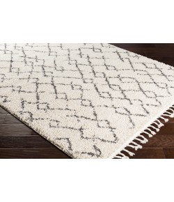 Livabliss Berber Shag BBE2301 Charcoal Beige Area Rug 7 ft. 10 in. X 10 ft. 2 in. Rectangle