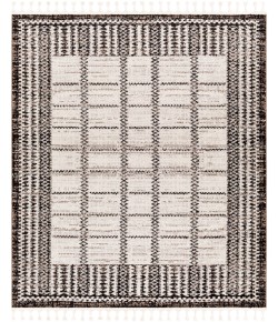 Livabliss Blackburn BBN2309 Black Dark Brown Area Rug 9 ft. 2 in. X 12 ft. Rectangle