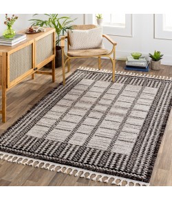 Livabliss Blackburn BBN2309 Black Dark Brown Area Rug 9 ft. 2 in. X 12 ft. Rectangle