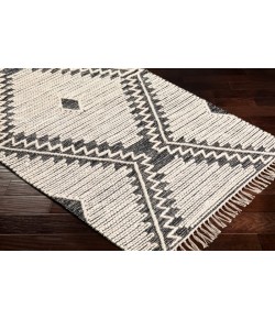 Livabliss Bedouin BDO2302 Black Cream Area Rug 6 ft. X 9 ft. Rectangle
