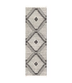 Livabliss Bedouin BDO2302 Black Cream Area Rug 8 ft. 10 in. X 12 ft. Rectangle