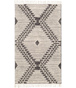 Livabliss Bedouin BDO2302 Black Cream Area Rug 6 ft. X 9 ft. Rectangle